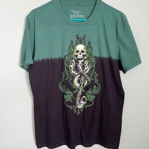 NWT Harry Potter Death Eater Emblem Two-tone T-shirt L